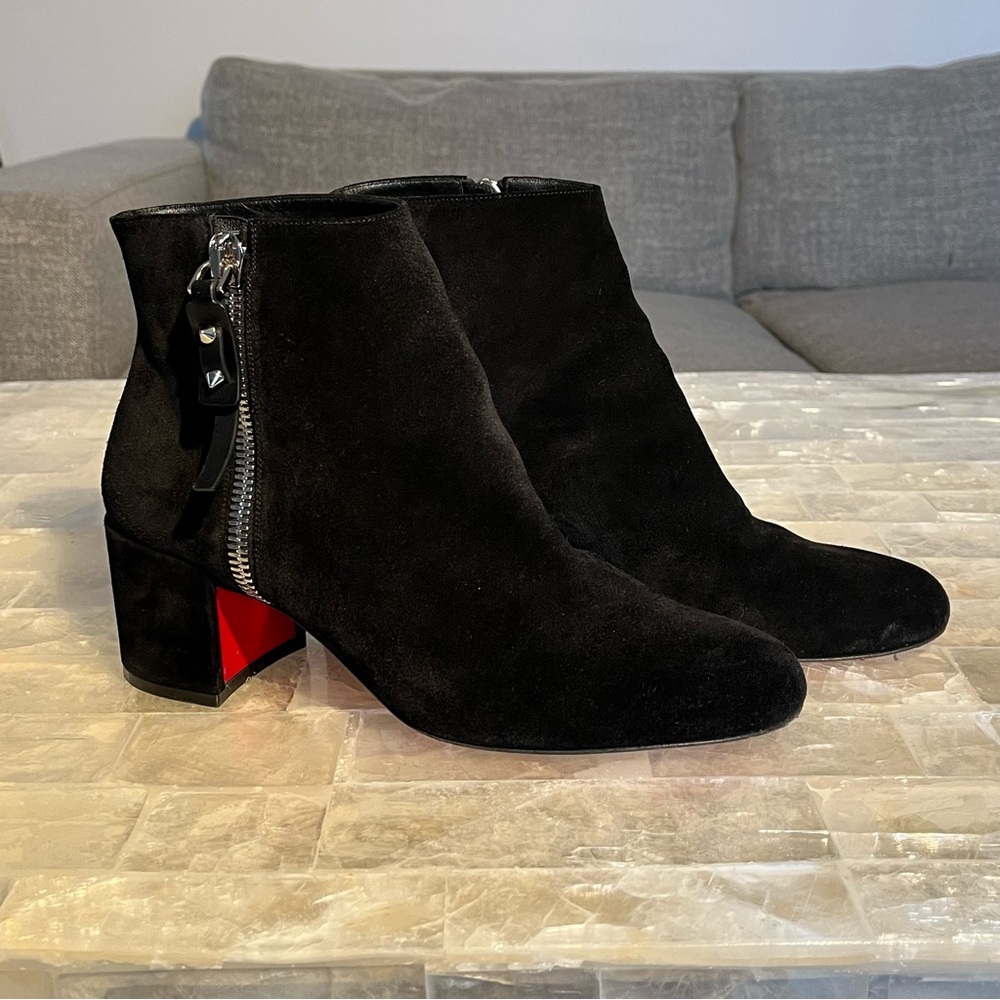Christian Louboutin Suede Booties 39